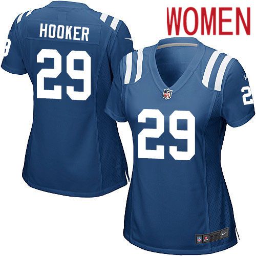 Women Indianapolis Colts #29 Malik Hooker Nike Royal Game Player NFL Jersey